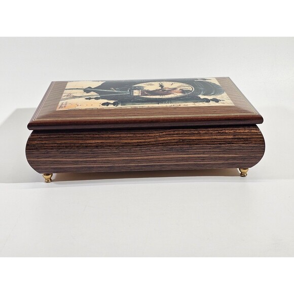 Marshall Fields Clock Tower Norman Rockwell Jewelry Music Box My Kind of Town - Picture 8 of 16